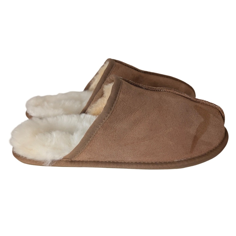 Project Cloud Colin Slipper Men 10.5 Sheepskin Shearling Memory Foam House Shoe